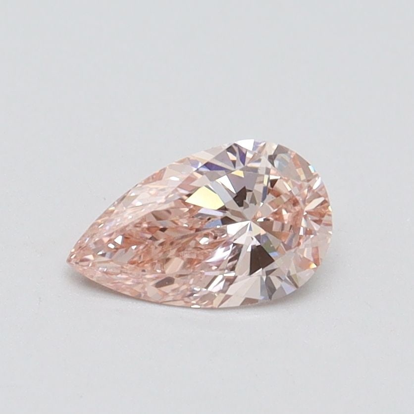 Loose Diamond - PEAR 0.5ct Fancy Pink VS1: Loose Diamond - PEAR 0.5ct Fancy Pink VS1 Source: This is a real non-mined Diamond that has been grown in a lab Shape: PEAR Carats: 0.5 Color: Fancy Pink Certification: IGI Video: