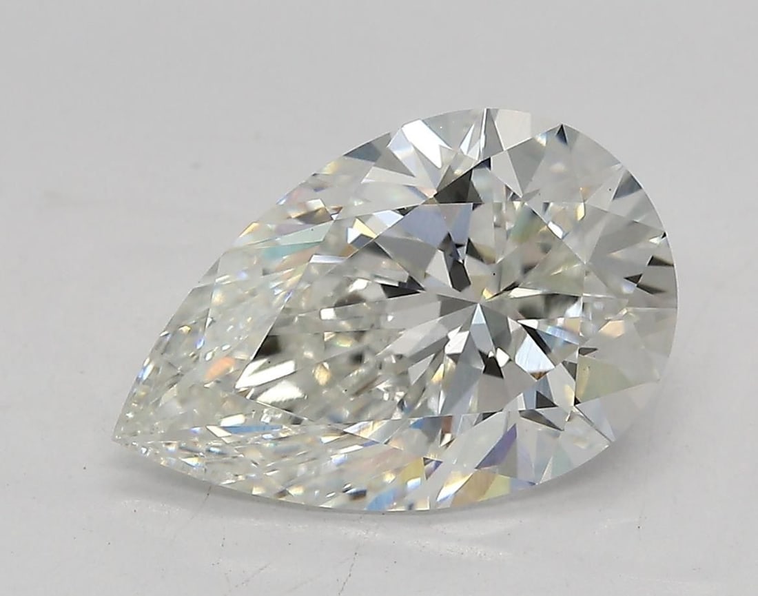Loose Diamond - PEAR 3.01ct F VVS2: Loose Diamond - PEAR 3.01ct F VVS2 Source: This is a real non-mined Diamond that has been grown in a lab Shape: PEAR Carats: 3.01 Color: F Clarity: VVS2 Certification: IGI Video: