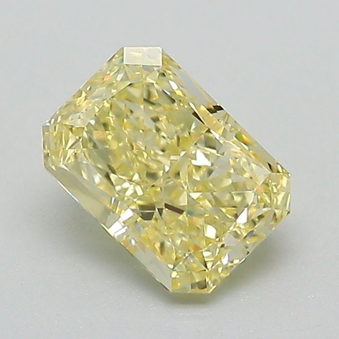 Loose Diamond - RADIANT 1.08ct Fancy Yellow VVS2: Loose Diamond - RADIANT 1.08ct Fancy Yellow VVS2 Source: This is a real non-mined Diamond that has been grown in a lab Shape: RADIANT Carats: 1.08 Color: Fancy Yellow Certification: IGI Video: