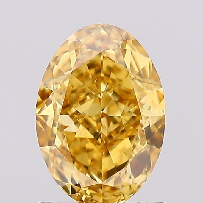 Loose Diamond - OVAL 1.19ct Fancy Vivid Yellow VS1: Loose Diamond - OVAL 1.19ct Fancy Vivid Yellow VS1 Source: This is a real non-mined Diamond that has been grown in a lab Shape: OVAL Carats: 1.19 Color: Fancy Vivid Yellow Certification: IGI Video: