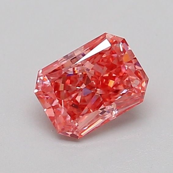 Loose Diamond - RADIANT 0.66ct Fancy Vivid Pink VS1: Loose Diamond - RADIANT 0.66ct Fancy Vivid Pink VS1 Source: This is a real non-mined Diamond that has been grown in a lab Shape: RADIANT Carats: 0.66 Color: Fancy Vivid Pink Certification: IGI