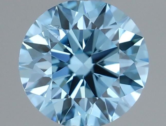 Ideal Loose Diamond - ROUND 0.38ct Fancy Vivid Blue VS2: Ideal Loose Diamond - ROUND 0.38ct Fancy Vivid Blue VS2 Source: This is a real non-mined Diamond that has been grown in a lab Shape: ROUND Carats: 0.38 Color: Fancy Vivid Blue Certification: IGI