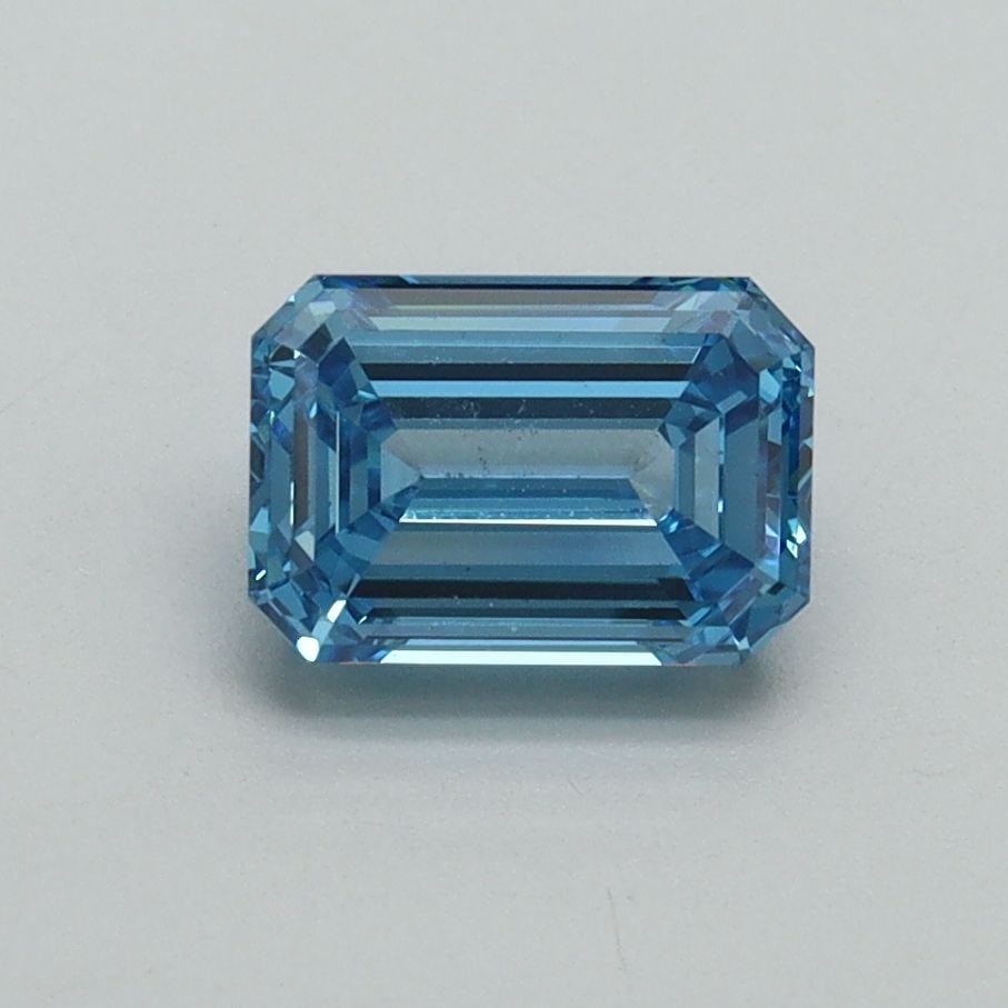 Loose Diamond - EMERALD 1.04ct Fancy Vivid Blue VVS2 (1 of 1)