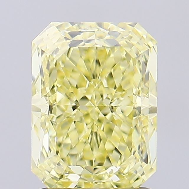 Loose Diamond - RADIANT 1.72ct Fancy Intense Yellow VVS2: Loose Diamond - RADIANT 1.72ct Fancy Intense Yellow VVS2 Source: This is a real non-mined Diamond that has been grown in a lab Shape: RADIANT Carats: 1.72 Color: Fancy Intense Yellow Certification: IG