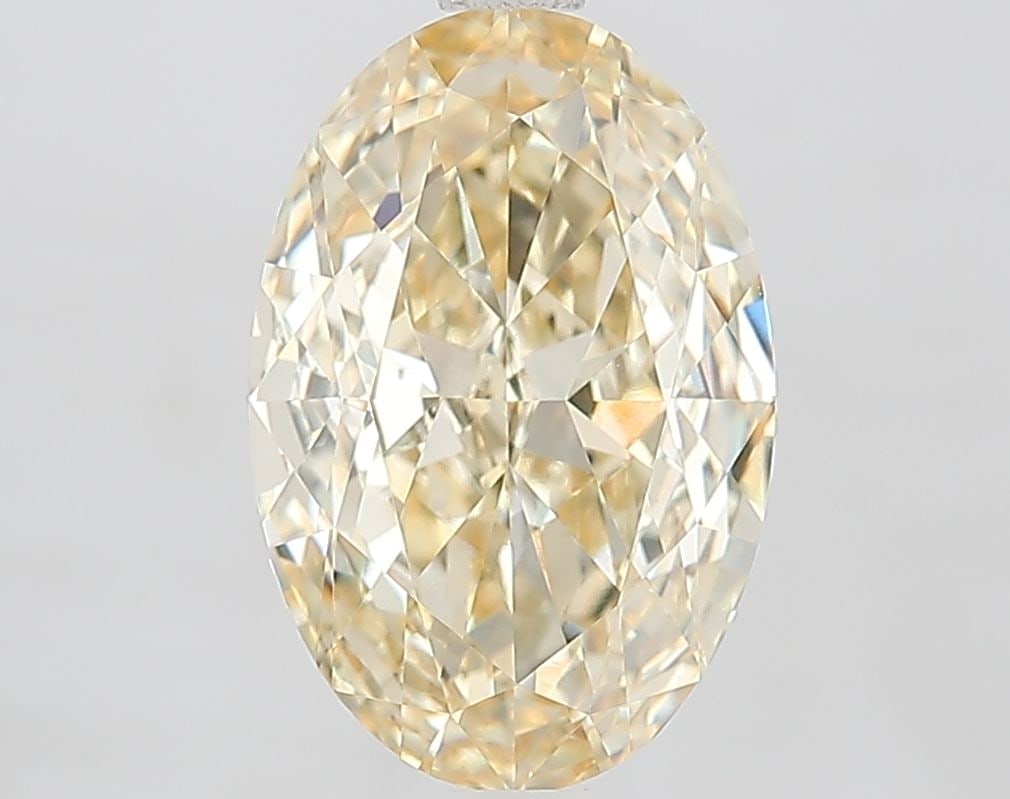 Loose Diamond - OVAL 3.61ct Fancy Yellow VVS2: Loose Diamond - OVAL 3.61ct Fancy Yellow VVS2 Source: This is a real non-mined Diamond that has been grown in a lab Shape: OVAL Carats: 3.61 Color: Fancy Yellow Certification: IGI Video: