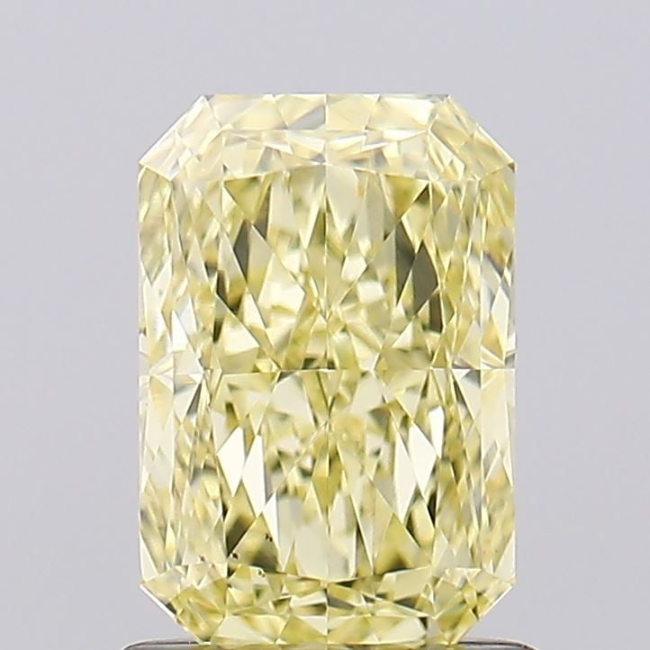 Loose Diamond - RADIANT 1.21ct Fancy Yellow VS1: Loose Diamond - RADIANT 1.21ct Fancy Yellow VS1 Source: This is a real non-mined Diamond that has been grown in a lab Shape: RADIANT Carats: 1.21 Color: Fancy Yellow Certification: IGI Video: