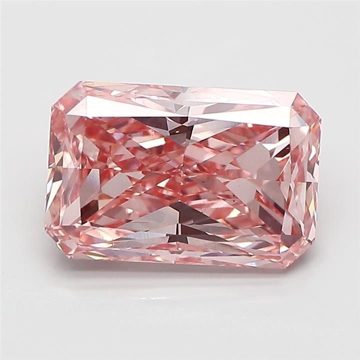 Loose Diamond - RADIANT 3.02ct Fancy Intense Pink VS1: Loose Diamond - RADIANT 3.02ct Fancy Intense Pink VS1 Source: This is a real non-mined Diamond that has been grown in a lab Shape: RADIANT Carats: 3.02 Color: Fancy Intense Pink Certification: IGI Vid