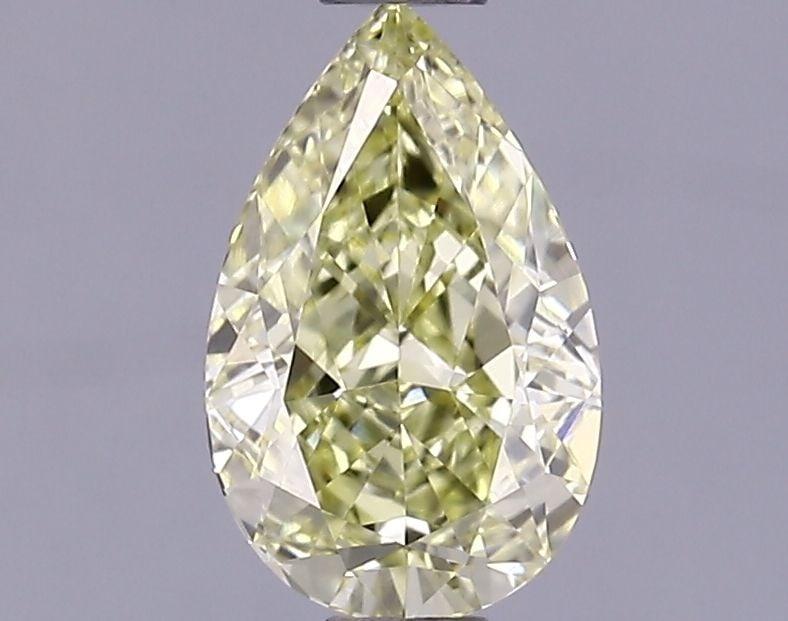 Loose Diamond - PEAR 0.81ct Fancy Yellow VVS1: Loose Diamond - PEAR 0.81ct Fancy Yellow VVS1 Source: This is a real non-mined Diamond that has been grown in a lab Shape: PEAR Carats: 0.81 Color: Fancy Yellow Certification: IGI Video: