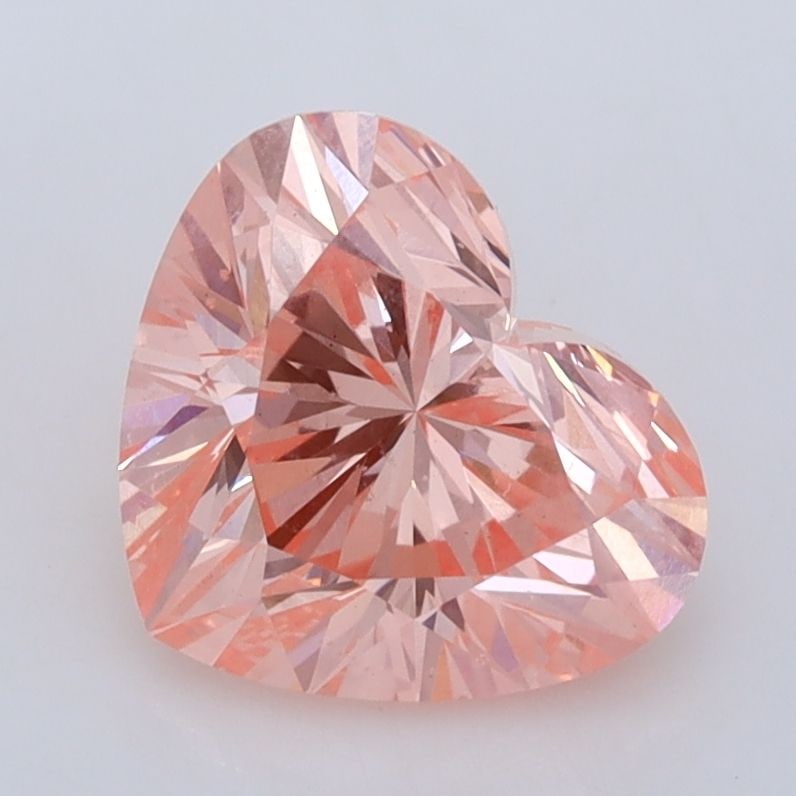 Loose Diamond - HEART 2.3ct Fancy Vivid Pink VS2: Loose Diamond - HEART 2.3ct Fancy Vivid Pink VS2 Source: This is a real non-mined Diamond that has been grown in a lab Shape: HEART Carats: 2.3 Color: Fancy Vivid Pink Certification: IGI Video: