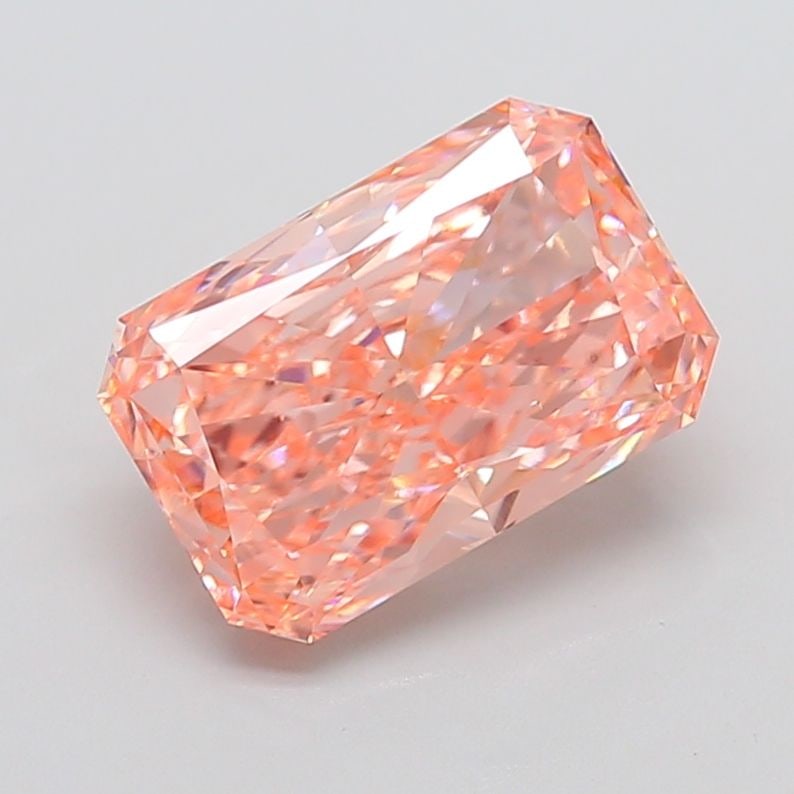 Loose Diamond - RADIANT 6.04ct Fancy Vivid Pink VS1: Loose Diamond - RADIANT 6.04ct Fancy Vivid Pink VS1 Source: This is a real non-mined Diamond that has been grown in a lab Shape: RADIANT Carats: 6.04 Color: Fancy Vivid Pink Certification: IGI