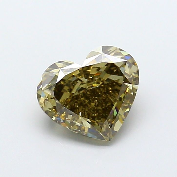 Loose Diamond - HEART 3.02ct Fancy Light Gray Yellow VS2: Loose Diamond - HEART 3.02ct Fancy Light Gray Yellow VS2 Source: This is a real non-mined Diamond that has been grown in a lab Shape: HEART Carats: 3.02 Color: Fancy Light Gray Yellow Certification: I