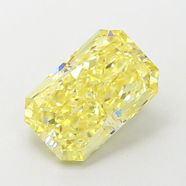 Loose Diamond - RADIANT 1.2ct Fancy Intense Yellow VVS2: Loose Diamond - RADIANT 1.2ct Fancy Intense Yellow VVS2 Source: This is a real non-mined Diamond that has been grown in a lab Shape: RADIANT Carats: 1.2 Color: Fancy Intense Yellow Certification:
