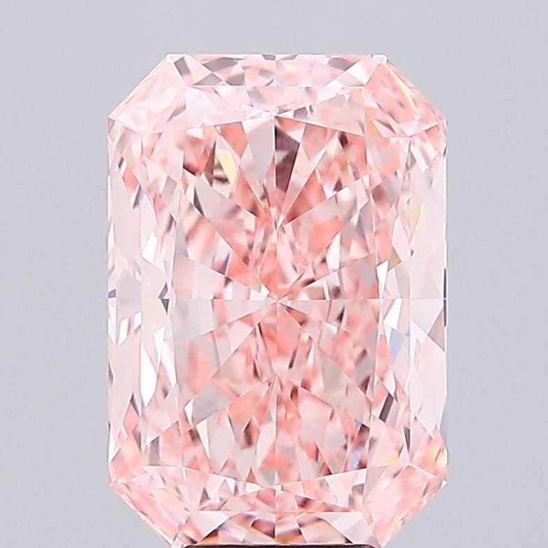 Loose Diamond - RADIANT 7.56ct Fancy Vivid Pink VVS2: Loose Diamond - RADIANT 7.56ct Fancy Vivid Pink VVS2 Source: This is a real non-mined Diamond that has been grown in a lab Shape: RADIANT Carats: 7.56 Color: Fancy Vivid Pink Certification: IGI Video: