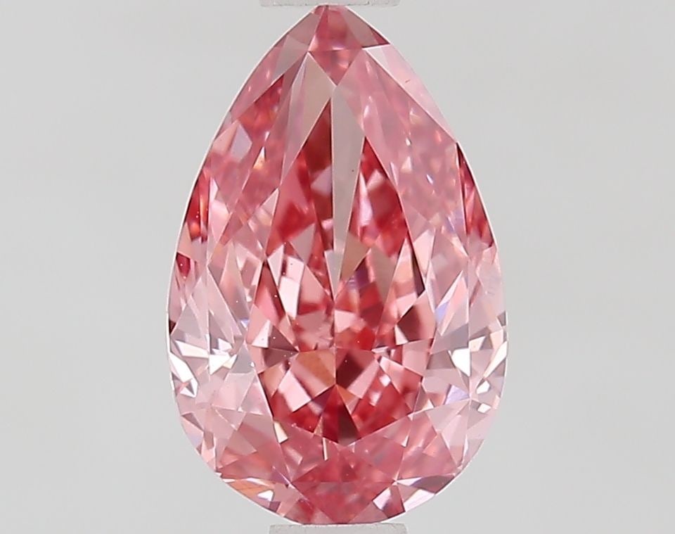 Loose Diamond - PEAR 1.09ct Fancy Vivid Pink VVS2: Loose Diamond - PEAR 1.09ct Fancy Vivid Pink VVS2 Source: This is a real non-mined Diamond that has been grown in a lab Shape: PEAR Carats: 1.09 Color: Fancy Vivid Pink Certification: IGI Video: