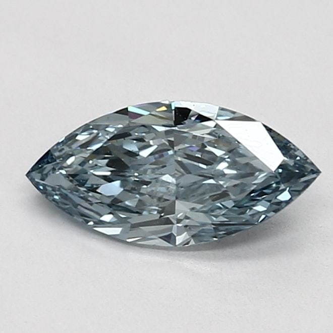 Loose Diamond - MARQUISE 0.97ct Fancy Vivid Blue VS1: Loose Diamond - MARQUISE 0.97ct Fancy Vivid Blue VS1 Source: This is a real non-mined Diamond that has been grown in a lab Shape: MARQUISE Carats: 0.97 Color: Fancy Vivid Blue Certification: IGI Video