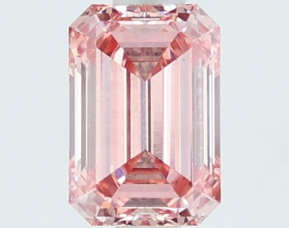 Loose Diamond - EMERALD 1.07ct Fancy Vivid Pink VS2: Loose Diamond - EMERALD 1.07ct Fancy Vivid Pink VS2 Source: This is a real non-mined Diamond that has been grown in a lab Shape: EMERALD Carats: 1.07 Color: Fancy Vivid Pink Certification: IGI Video: