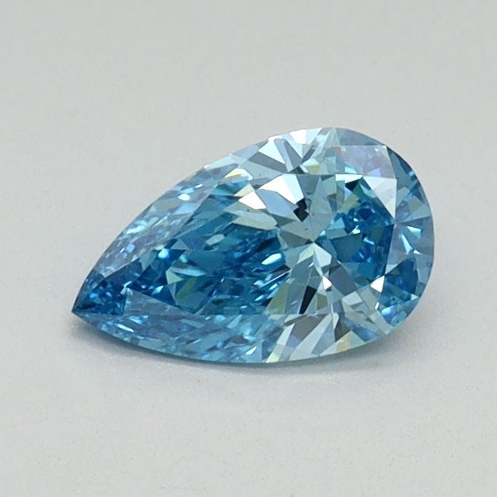 Loose Diamond - PEAR 0.45ct Fancy Blue VS2: Loose Diamond - PEAR 0.45ct Fancy Blue VS2 Source: This is a real non-mined Diamond that has been grown in a lab Shape: PEAR Carats: 0.45 Color: Fancy Blue Certification: NONE Video: