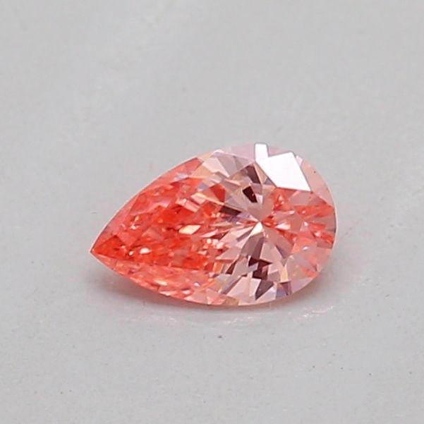 Loose Diamond - PEAR 0.15ct Fancy Vivid Pink VS1: Loose Diamond - PEAR 0.15ct Fancy Vivid Pink VS1 Source: This is a real non-mined Diamond that has been grown in a lab Shape: PEAR Carats: 0.15 Color: Fancy Vivid Pink Certification: IGI PLEASE NOTE: