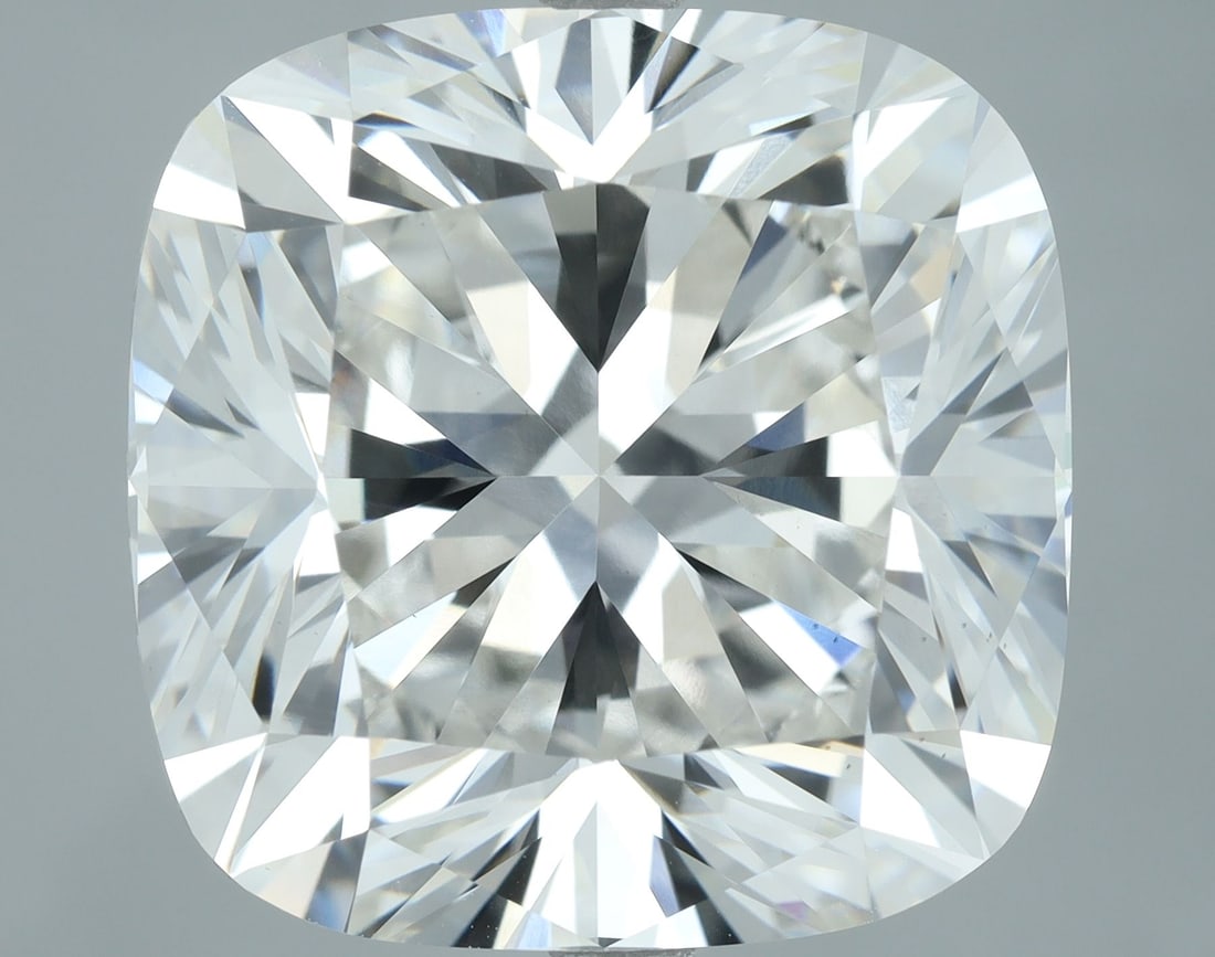 Loose Diamond - CUSHION MODIFIED 15.01ct G VS1: Loose Diamond - CUSHION MODIFIED 15.01ct G VS1 Source: This is a real non-mined Diamond that has been grown in a lab Shape: CUSHION MODIFIED Carats: 15.01 Color: G Clarity: VS1 Certification: IGI Vide