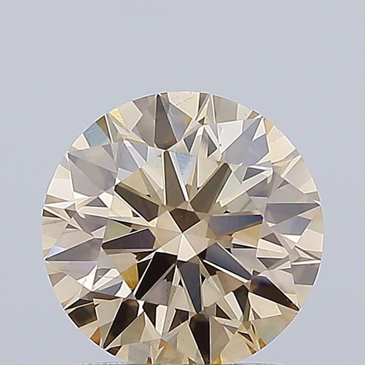 Loose Diamond - ROUND 2.02ct Fancy Brown VS1: Loose Diamond - ROUND 2.02ct Fancy Brown VS1 Source: This is a real non-mined Diamond that has been grown in a lab Shape: ROUND Carats: 2.02 Color: Fancy Brown Certification: NONE Video:
