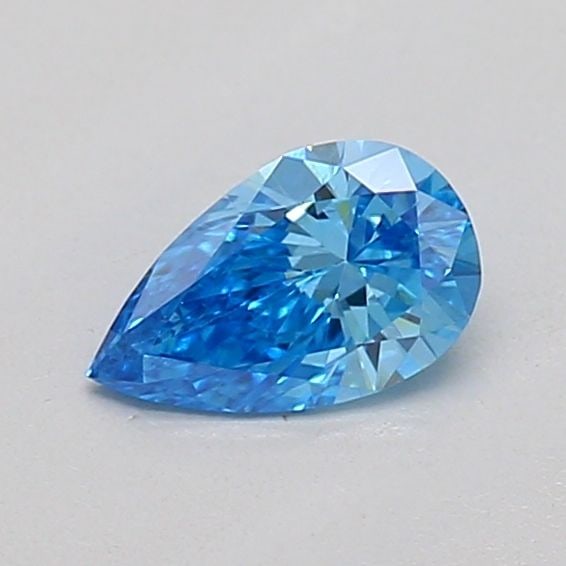 Loose Diamond - PEAR 0.23ct Fancy Vivid Blue VVS1: Loose Diamond - PEAR 0.23ct Fancy Vivid Blue VVS1 Source: This is a real non-mined Diamond that has been grown in a lab Shape: PEAR Carats: 0.23 Color: Fancy Vivid Blue Certification: IGI PLEASE NOTE: