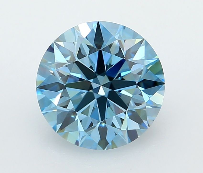 Ideal Loose Diamond - ROUND 2.52ct Fancy Vivid Blue VS1: Ideal Loose Diamond - ROUND 2.52ct Fancy Vivid Blue VS1 Source: This is a real non-mined Diamond that has been grown in a lab Shape: ROUND Carats: 2.52 Color: Fancy Vivid Blue Certification: IGI Video