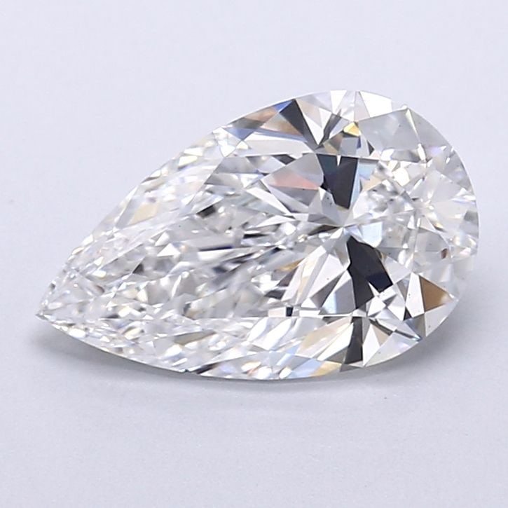 Loose Diamond - PEAR 2.4ct D VS1: Loose Diamond - PEAR 2.4ct D VS1 Source: This is a real non-mined Diamond that has been grown in a lab Shape: PEAR Carats: 2.4 Color: D Clarity: VS1 Certification: IGI Video:
