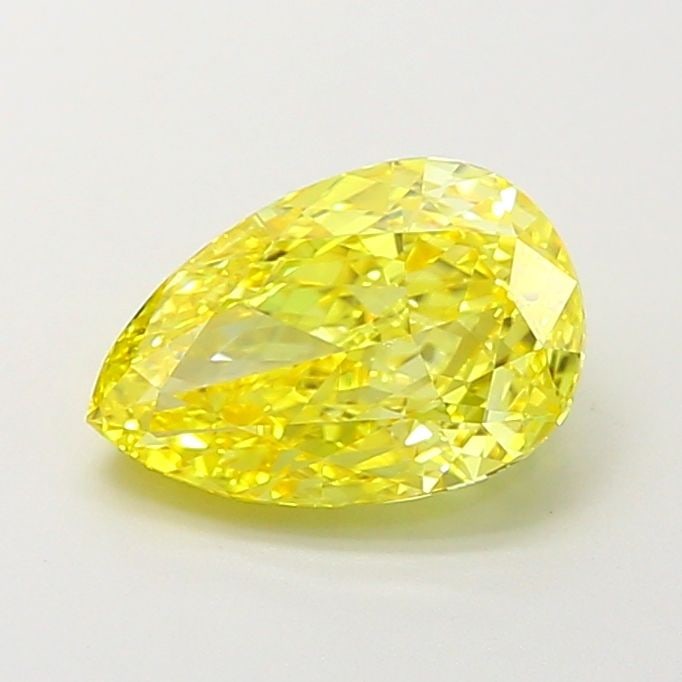 Loose Diamond - PEAR 1.89ct Fancy Vivid Yellow VVS2: Loose Diamond - PEAR 1.89ct Fancy Vivid Yellow VVS2 Source: This is a real non-mined Diamond that has been grown in a lab Shape: PEAR Carats: 1.89 Color: Fancy Vivid Yellow Certification: IGI Video: