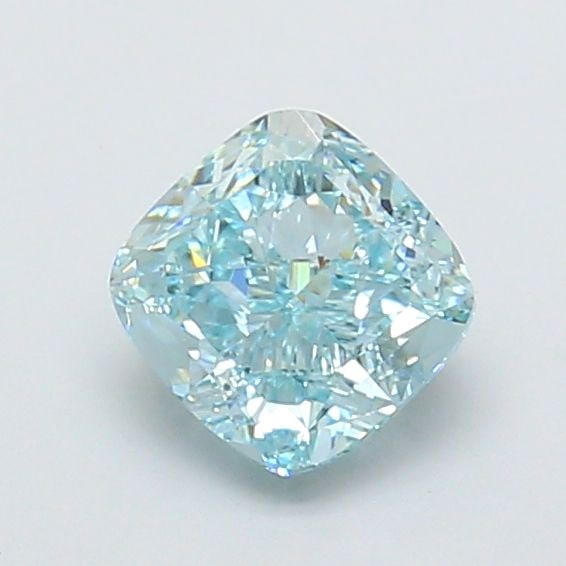 Loose Diamond - CUSHION MODIFIED 1.56ct Fancy Vivid Blue VVS2: Loose Diamond - CUSHION MODIFIED 1.56ct Fancy Vivid Blue VVS2 Source: This is a real non-mined Diamond that has been grown in a lab Shape: CUSHION MODIFIED Carats: 1.56 Color: Fancy Vivid Blue Certifi