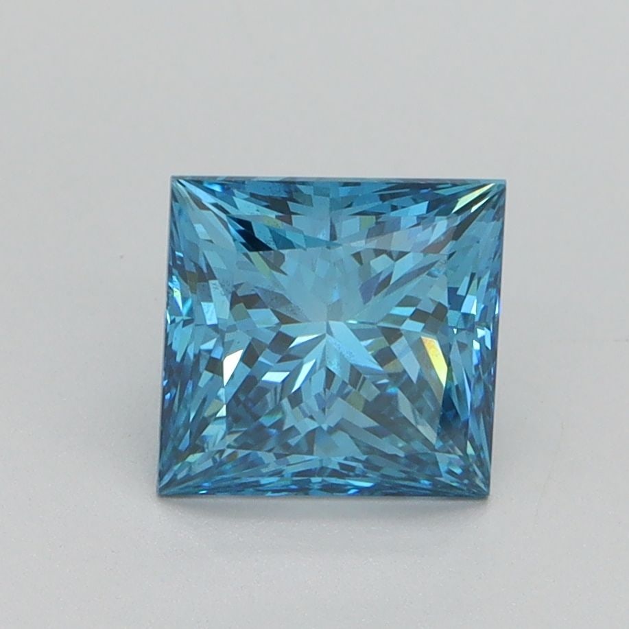 Loose Diamond - PRINCESS 1.7ct Fancy Vivid Blue VS2: Loose Diamond - PRINCESS 1.7ct Fancy Vivid Blue VS2 Source: This is a real non-mined Diamond that has been grown in a lab Shape: PRINCESS Carats: 1.7 Color: Fancy Vivid Blue Certification: IGI Video: