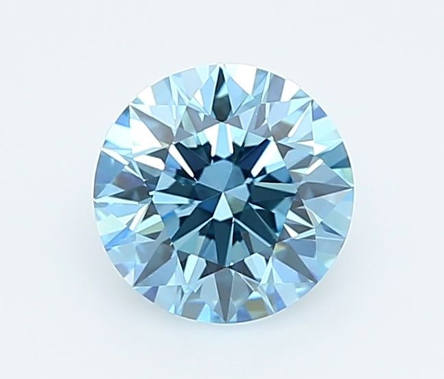 Ideal Loose Diamond - ROUND 1.0ct Fancy Vivid Blue VS1: Ideal Loose Diamond - ROUND 1.0ct Fancy Vivid Blue VS1 Source: This is a real non-mined Diamond that has been grown in a lab Shape: ROUND Carats: 1.0 Color: Fancy Vivid Blue Certification: IGI Video: