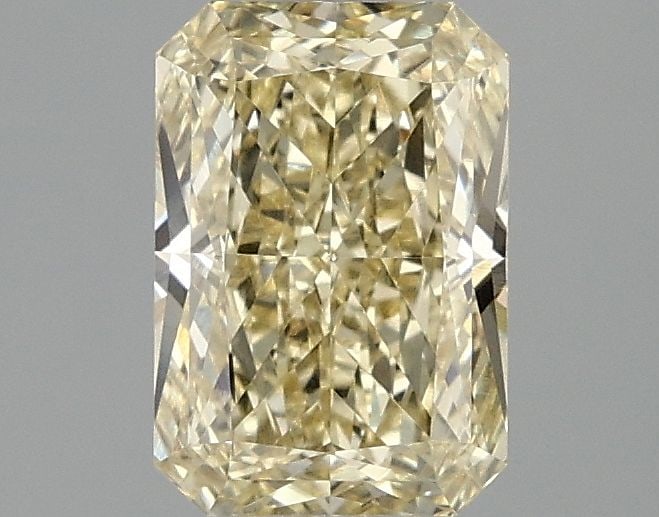 Loose Diamond - RADIANT 1.54ct Fancy Intense Yellow VVS1: Loose Diamond - RADIANT 1.54ct Fancy Intense Yellow VVS1 Source: This is a real non-mined Diamond that has been grown in a lab Shape: RADIANT Carats: 1.54 Color: Fancy Intense Yellow Certification: IG