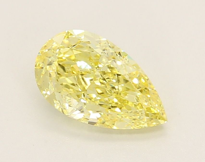 Loose Diamond - PEAR 1.41ct Fancy Intense Yellow VS2: Loose Diamond - PEAR 1.41ct Fancy Intense Yellow VS2 Source: This is a real non-mined Diamond that has been grown in a lab Shape: PEAR Carats: 1.41 Color: Fancy Intense Yellow Certification: IGI Video
