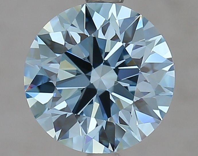 Ideal Loose Diamond - ROUND 2.42ct Fancy Vivid Blue VVS1: Ideal Loose Diamond - ROUND 2.42ct Fancy Vivid Blue VVS1 Source: This is a real non-mined Diamond that has been grown in a lab Shape: ROUND Carats: 2.42 Color: Fancy Vivid Blue Certification: IGI Vide