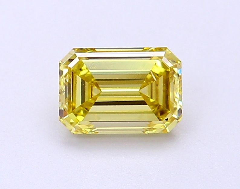 Loose Diamond - EMERALD 1.11ct Fancy Intense Yellow SI1 (1 of 1)
