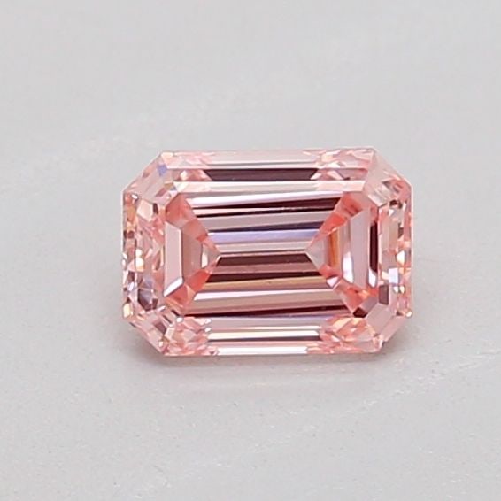 Loose Diamond - EMERALD 0.29ct Fancy Intense Pink VS1: Loose Diamond - EMERALD 0.29ct Fancy Intense Pink VS1 Source: This is a real non-mined Diamond that has been grown in a lab Shape: EMERALD Carats: 0.29 Color: Fancy Intense Pink Certification: IGI PLE