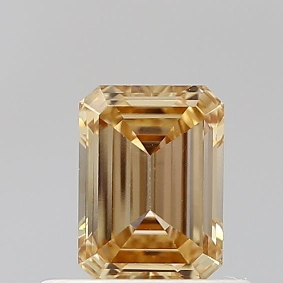 Loose Diamond - EMERALD 0.58ct Fancy Brown Yellow VS1: Loose Diamond - EMERALD 0.58ct Fancy Brown Yellow VS1 Source: This is a real non-mined Diamond that has been grown in a lab Shape: EMERALD Carats: 0.58 Color: Fancy Brown Yellow Certification: IGI PLE