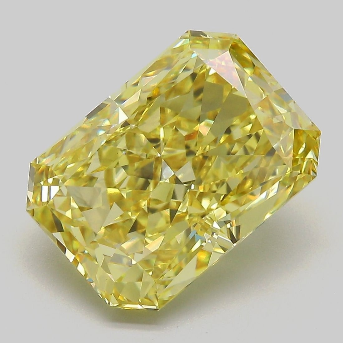 Loose Diamond - RADIANT 7.16ct Fancy Intense Yellow VS1: Loose Diamond - RADIANT 7.16ct Fancy Intense Yellow VS1 Source: This is a real non-mined Diamond that has been grown in a lab Shape: RADIANT Carats: 7.16 Color: Fancy Intense Yellow Certification: IGI