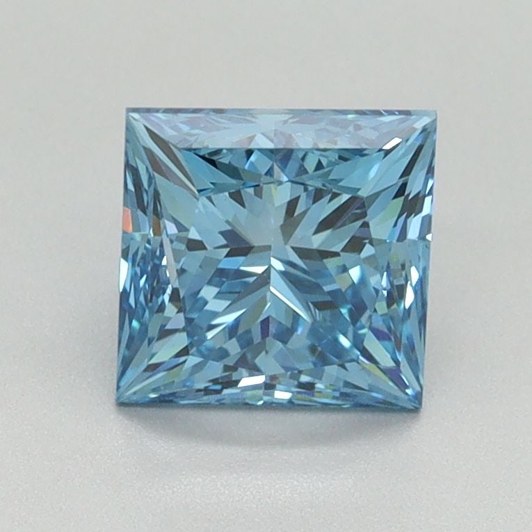 Loose Diamond - PRINCESS 1.5ct Fancy Vivid Blue VS1: Loose Diamond - PRINCESS 1.5ct Fancy Vivid Blue VS1 Source: This is a real non-mined Diamond that has been grown in a lab Shape: PRINCESS Carats: 1.5 Color: Fancy Vivid Blue Certification: IGI Video: