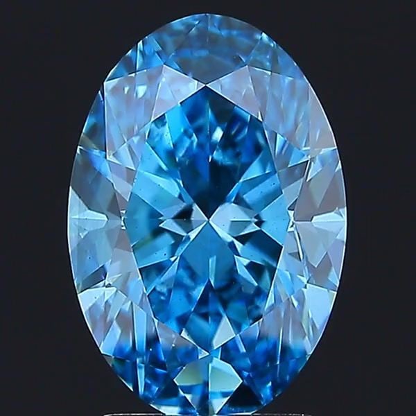 Loose Diamond - OVAL 3.01ct Fancy Vivid Blue VS2: Loose Diamond - OVAL 3.01ct Fancy Vivid Blue VS2 Source: This is a real non-mined Diamond that has been grown in a lab Shape: OVAL Carats: 3.01 Color: Fancy Vivid Blue Certification: IGI Video: