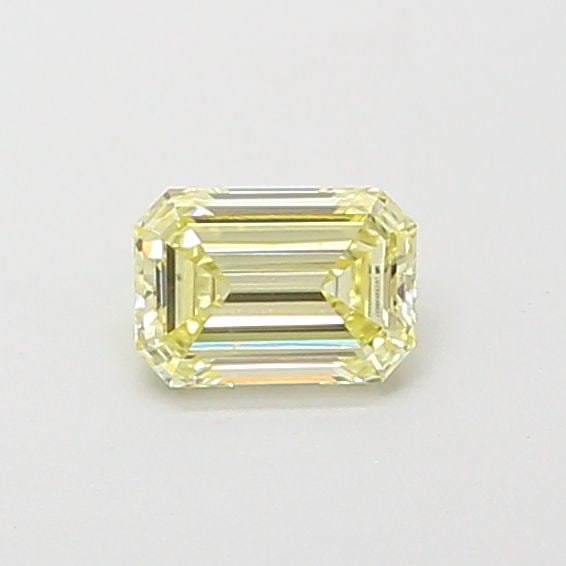Loose Diamond - EMERALD 0.33ct Fancy Light Yellow VS1: Loose Diamond - EMERALD 0.33ct Fancy Light Yellow VS1 Source: This is a real non-mined Diamond that has been grown in a lab Shape: EMERALD Carats: 0.33 Color: Fancy Light Yellow Certification: IGI Vid