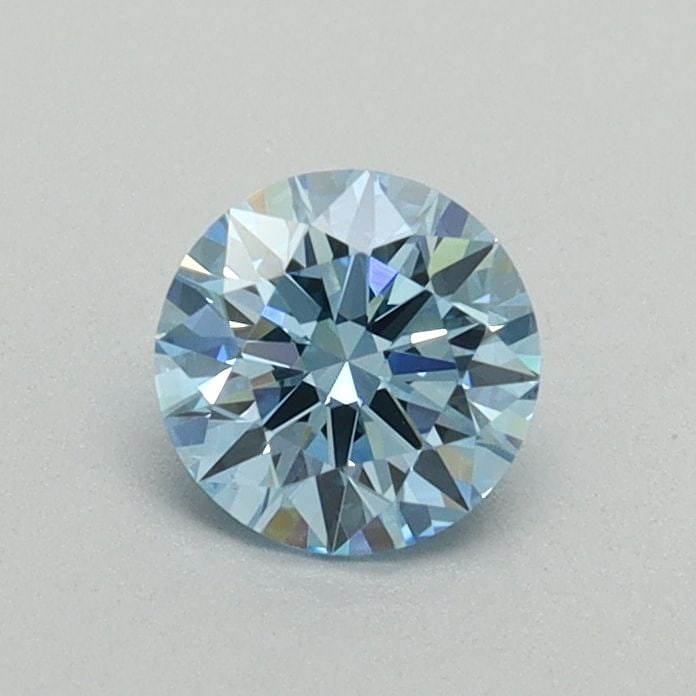 Ideal Loose Diamond - ROUND 0.52ct Fancy Vivid Blue VVS2: Ideal Loose Diamond - ROUND 0.52ct Fancy Vivid Blue VVS2 Source: This is a real non-mined Diamond that has been grown in a lab Shape: ROUND Carats: 0.52 Color: Fancy Vivid Blue Certification: IGI Vide