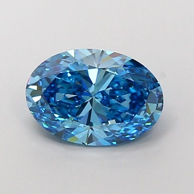 Loose Diamond - OVAL 2.51ct Fancy Vivid Blue VS1: Loose Diamond - OVAL 2.51ct Fancy Vivid Blue VS1 Source: This is a real non-mined Diamond that has been grown in a lab Shape: OVAL Carats: 2.51 Color: Fancy Vivid Blue Certification: IGI Video: