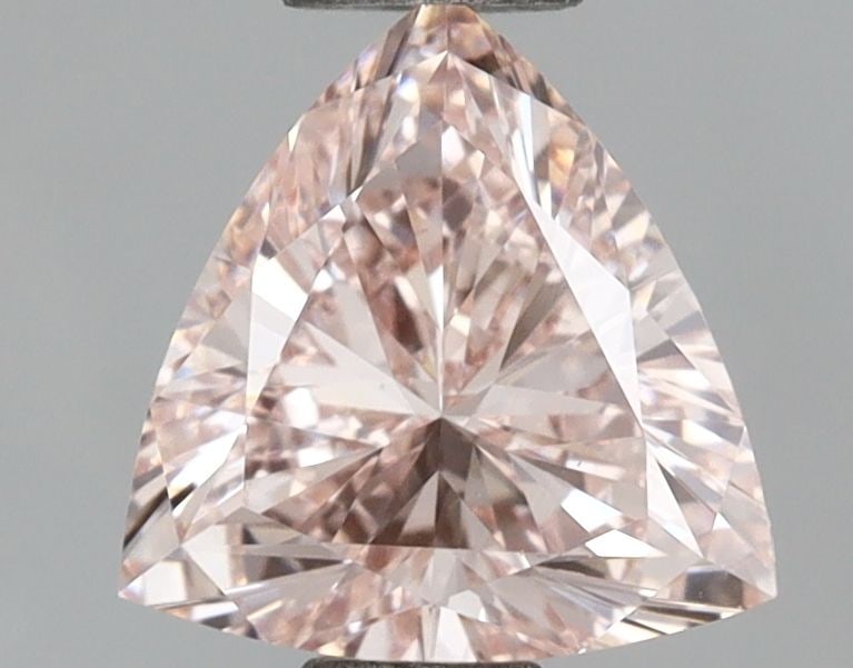 Loose Diamond - TRIANGULAR 1.0ct Fancy Pink VS1: Loose Diamond - TRIANGULAR 1.0ct Fancy Pink VS1 Source: This is a real non-mined Diamond that has been grown in a lab Shape: TRIANGULAR Carats: 1.0 Color: Fancy Pink Certification: IGI Video: