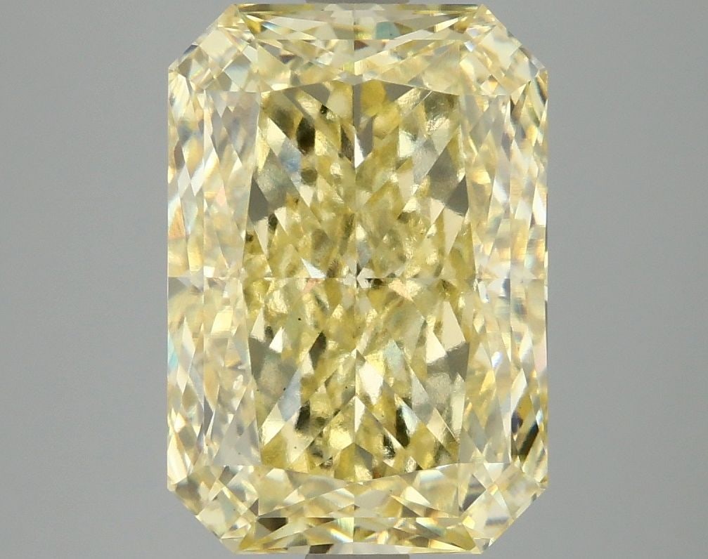 Loose Diamond - RADIANT 4.93ct Fancy Intense Yellow VS1: Loose Diamond - RADIANT 4.93ct Fancy Intense Yellow VS1 Source: This is a real non-mined Diamond that has been grown in a lab Shape: RADIANT Carats: 4.93 Color: Fancy Intense Yellow Certification: IGI