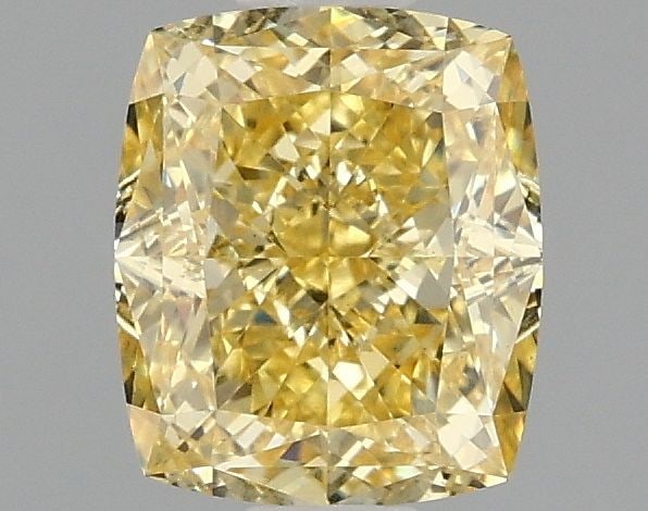 Loose Diamond - CUSHION MODIFIED 1.55ct Fancy Vivid Yellow VVS2 (1 of 1)
