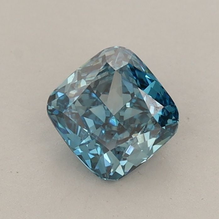 Loose Diamond - CUSHION MODIFIED 0.66ct Fancy Vivid Blue VVS2: Loose Diamond - CUSHION MODIFIED 0.66ct Fancy Vivid Blue VVS2 Source: This is a real non-mined Diamond that has been grown in a lab Shape: CUSHION MODIFIED Carats: 0.66 Color: Fancy Vivid Blue Certifi