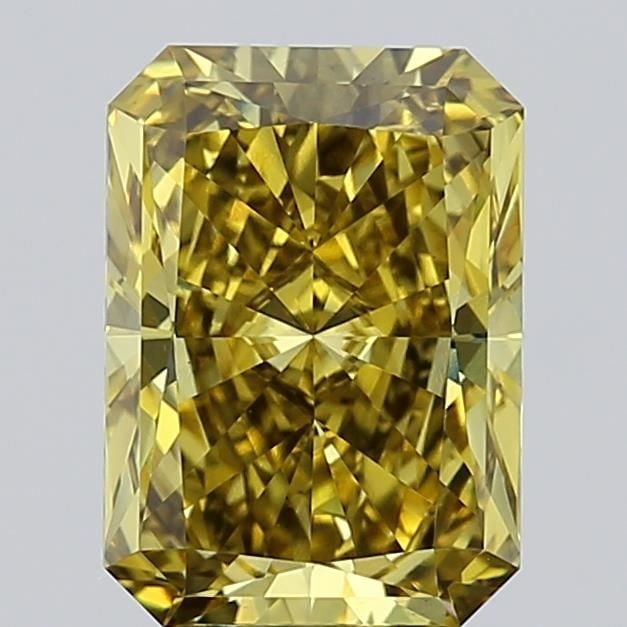 Loose Diamond - RADIANT 4.28ct Fancy Vivid Yellow VS1: Loose Diamond - RADIANT 4.28ct Fancy Vivid Yellow VS1 Source: This is a real non-mined Diamond that has been grown in a lab Shape: RADIANT Carats: 4.28 Color: Fancy Vivid Yellow Certification: IGI Vid