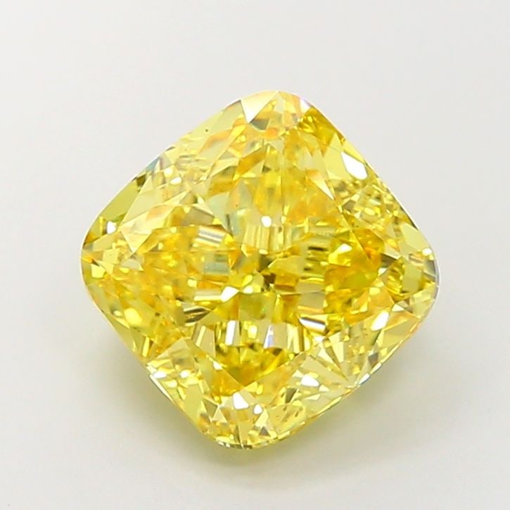 Loose Diamond - CUSHION MODIFIED 7.51ct Fancy Vivid Yellow VS2: Loose Diamond - CUSHION MODIFIED 7.51ct Fancy Vivid Yellow VS2 Source: This is a real non-mined Diamond that has been grown in a lab Shape: CUSHION MODIFIED Carats: 7.51 Color: Fancy Vivid Yellow Cert