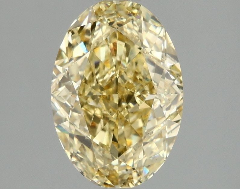 Loose Diamond - OVAL 2.07ct Fancy Intense Yellow VS1: Loose Diamond - OVAL 2.07ct Fancy Intense Yellow VS1 Source: This is a real non-mined Diamond that has been grown in a lab Shape: OVAL Carats: 2.07 Color: Fancy Intense Yellow Certification: IGI Video